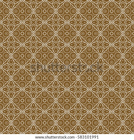 square background with seamless geometric pattern. raster copy illustration. for decor, fabric, print, wallpaper
