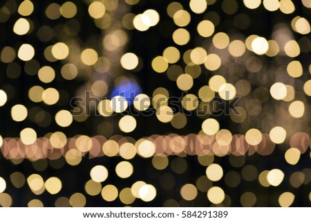 Christmas lights bokeh.