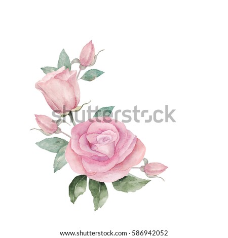 Watercolor bouquet