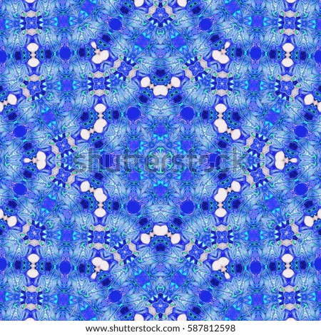 Creative abstract background. Raster illustration. For the textile, carpet ornaments patterns Persian relief. Finish art glass in an Oriental style. Engraving pattern.  Abstract mandala pattern.