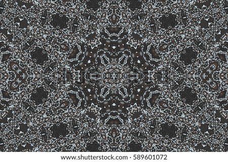 Illustration of mosaic images, an abstract pattern kaleidoscope, the finishes of the floors and walls of mosaic materials, decorative fantasy, colorful mosaic texture background color