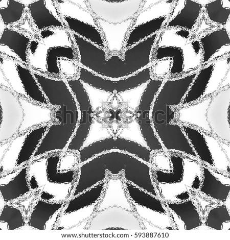 Black and white pattern for textile, backgrounds, tiles and designs