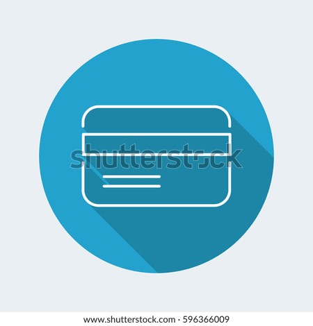 Credit card icon - Thin series