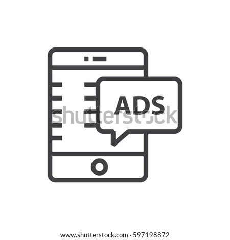 Mobile Advertisement icon