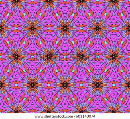 Abstract color pattern in the form of a multicolored mosaic with elements of lace and floral ornament. vector illustration. For textiles, design, wallpapers, greeting cards, products for home