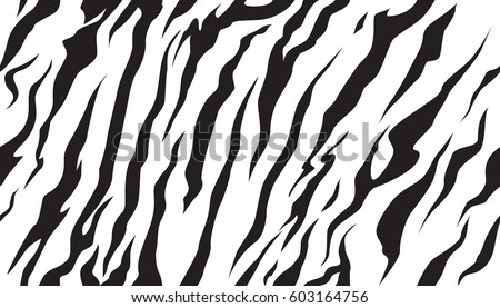 stripe animal jungle bengal tiger fur texture pattern seamless repeating white black print