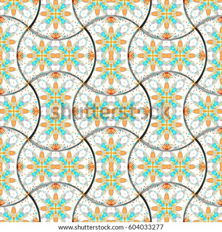 Seamless pattern for background and design