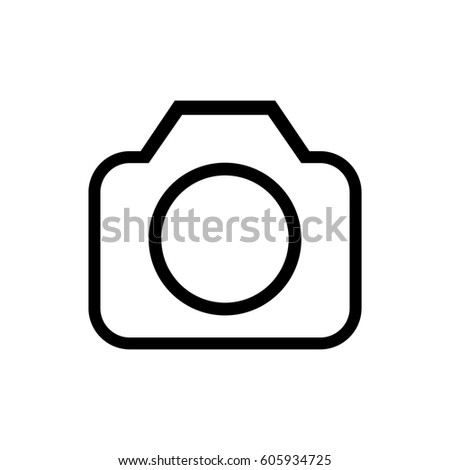 camera icon stock vector illustration