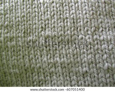 Texture of knitted fabric gray woolen thread