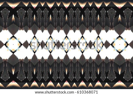 Colorful horizontal pattern for textile and backgrounds