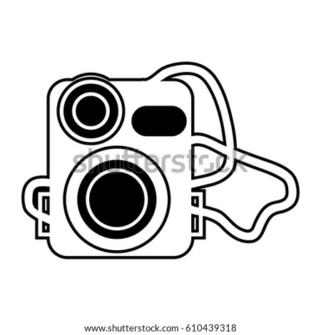 video camera handycam icon vector illustration design