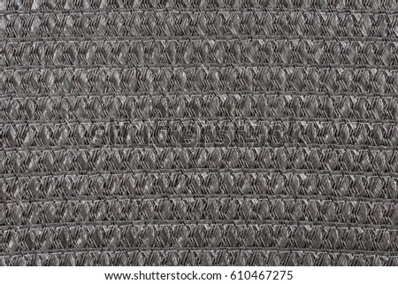 Background or texture made of brown woven wicker pattern