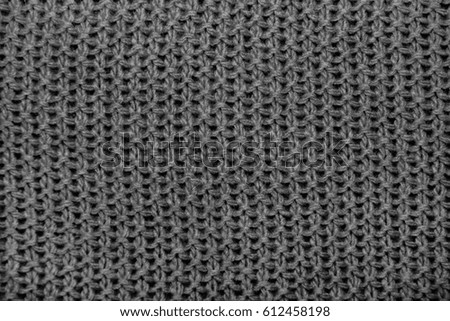 Black and white background texture, knitted scarf