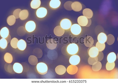 Abstract bokeh blurred color light can use background