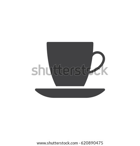 Espresso cup icon vector, filled flat sign, solid pictogram isolated on white. Symbol, logo illustration. Pixel perfect