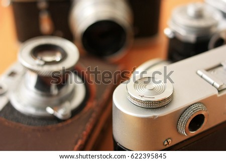 Film old-fashioned cameras