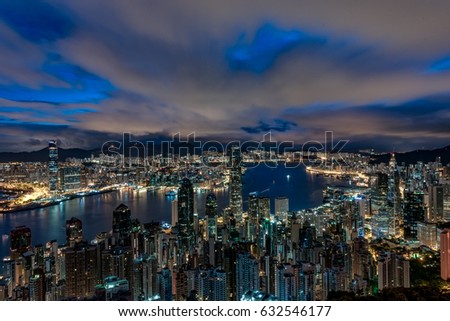 Hong Kong Skyline peak