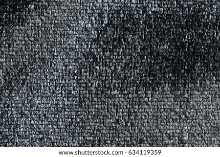 Close up black flannel texture