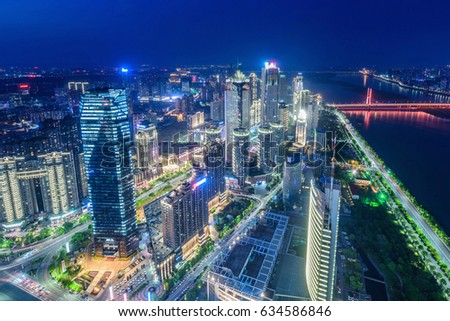 Chinese urban skyline