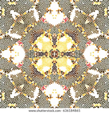 Mosaic colorful pattern for wallpapers, design and backgrounds