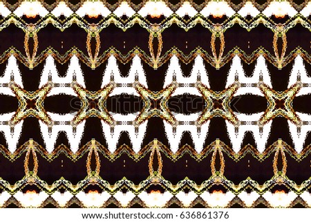 Colorful horizontal pattern for textile, tiles and backgrounds