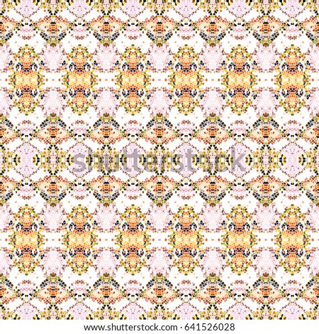 Mosaic seamless colorful pattern for wallpapers, tiles, design and backgrounds