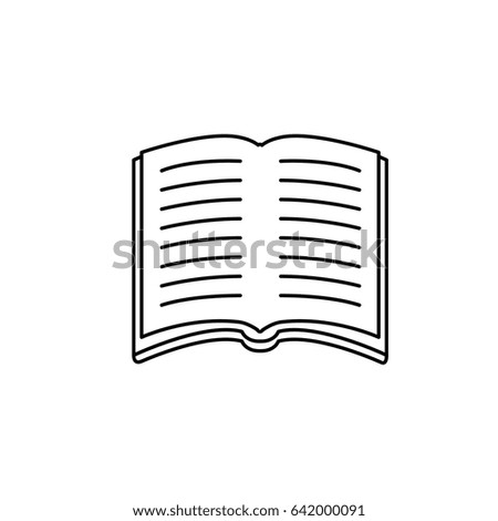 Book open symbol