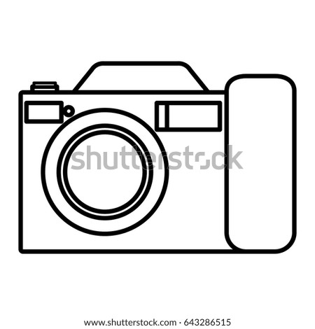 camera photographic isolated icon