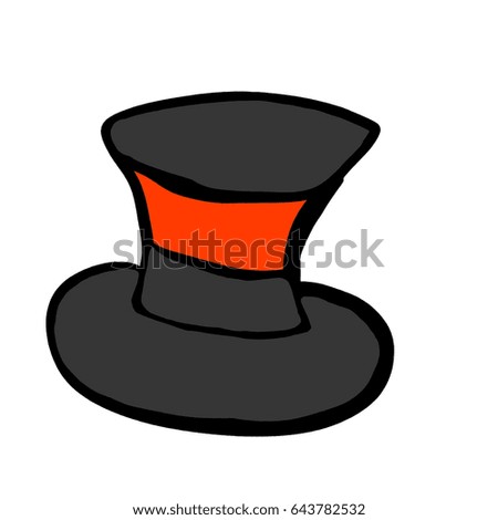 Digital illustration of a magic hat