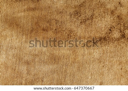 Dirty orange textile rag texture. abstract color texture and background