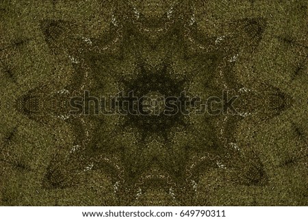 Abstract patterns of a kaleidoscope. The antique ornaments. Multicolor kaleidoscope backgrounds