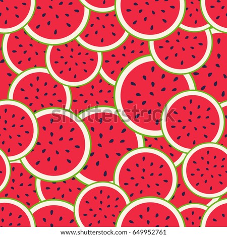 Watermelon slices pattern