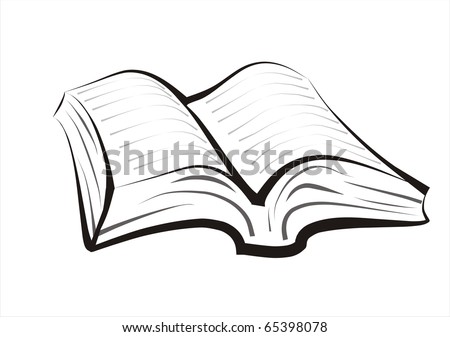 handbook, book isolated illustration