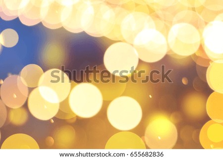 Light bokeh background in party