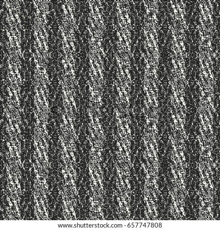 Abstract charcoal melange stripe. Seamless pattern.