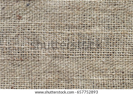 Gunny sack texture, rustic background.