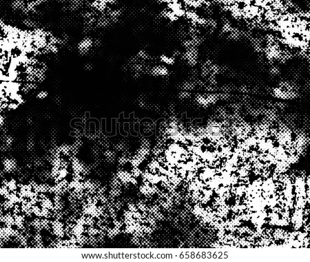 Grunge black and white background consisting of geometrical shapes