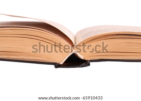 Book with text on pages