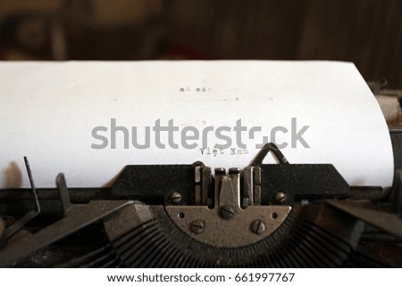 typewriter background with space for text