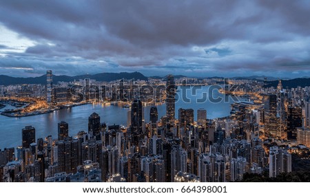 Hong Kong Peak sunrise 