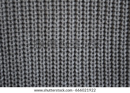 Gray Knitted Texture