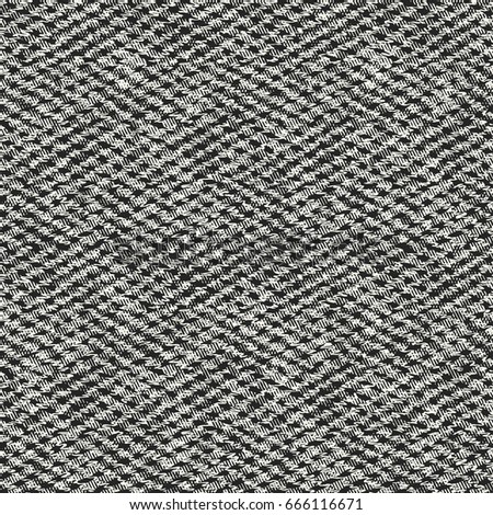 Abstract stitch grain mottled textured background. Seamless pattern.