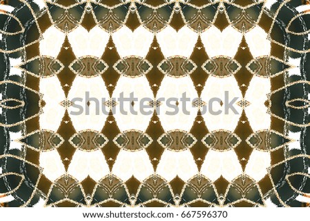 Colorful horizontal ornament for carpets, textile, cards, design and backgrounds