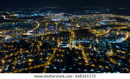 Night City From above, Israel.