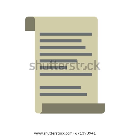 document paper message note office element