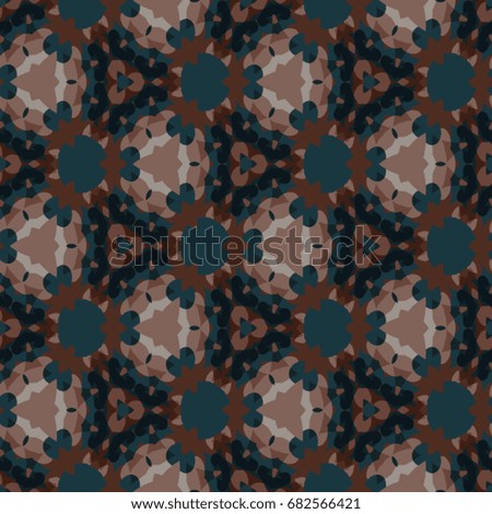 Geometric pattern for ceramic tile, surface design, textiles, printing, wallpaper.The endless texture with abstract stars.