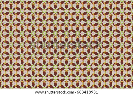 Pattern. Raster Hand drawn zentangle floral background. Seamless pattern ethnic mandalas, doodle background circles.