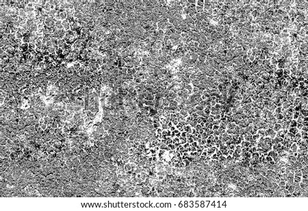 Grunge background of black and white. Abstract vintage texture. Background from cracks, breaks, stains. Grunge cracks, damage, to create the design