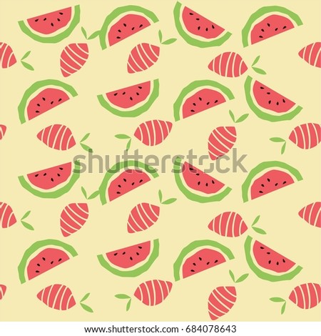 vector pattern ornament watermelon