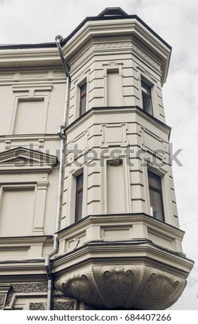 Corner tower of the old town house